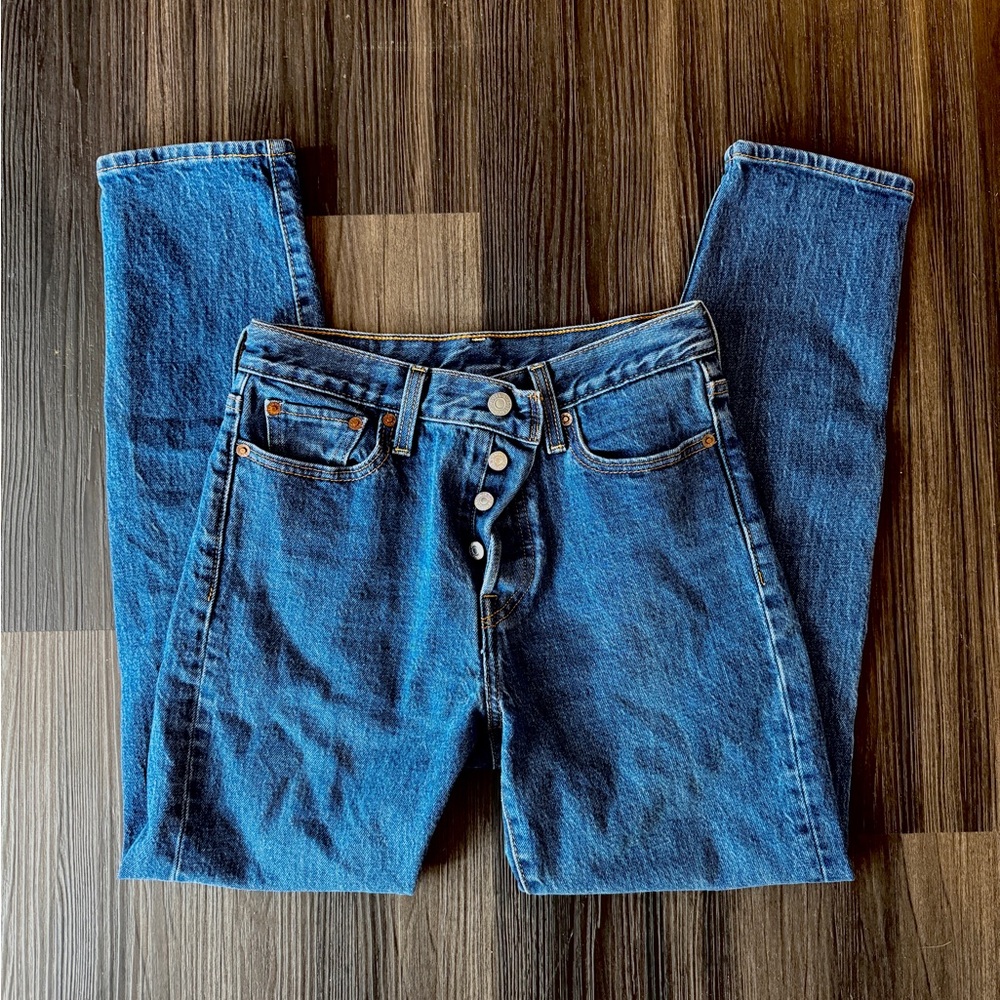 Levi's Deep Blue Skinny Jeans